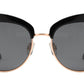 Wholesale - PL Mira - Polarized Women Cat Eye Half Rimmed Plastic Sunglasses - Dynasol Eyewear
