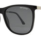 Wholesale - PL Neptune - Polarized Square Frame Stripe Temple Plastic Sunglasses - Dynasol Eyewear