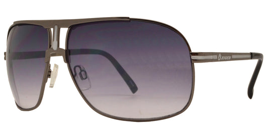 Wholesale - OX 2809 - Retro Metal Square Aviator Sunglasses with Brow Bar - Dynasol Eyewear