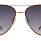 Wholesale - OX 2830 - Classic Metal Aviator Sunglasses with Brow Bar - Dynasol Eyewear
