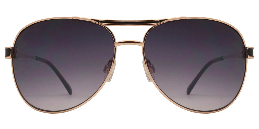 Wholesale - OX 2831 - Classic Aviator with Brow Bar Metal Sunglasses - Dynasol Eyewear