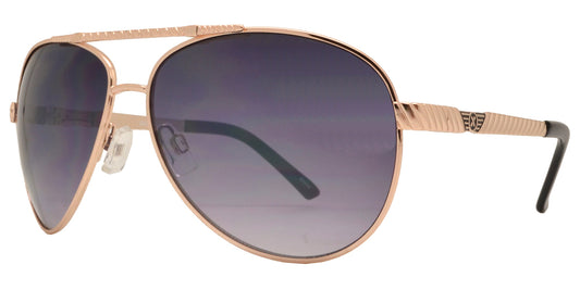 Wholesale - OX 2839 - Classic Aviator with Brow Bar Metal Sunglasses - Dynasol Eyewear