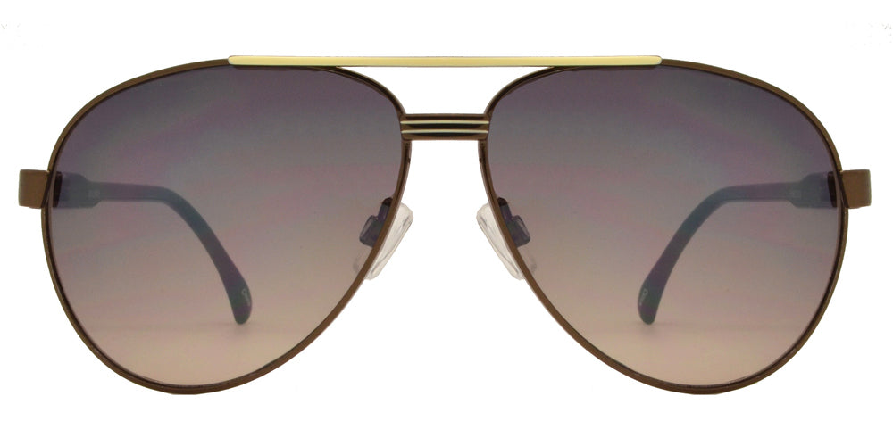 OX 2845 Classic Classic Aviator with Brow Bar Metal Sunglasses