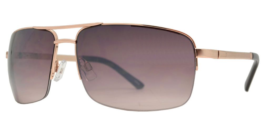 Wholesale - OX 2848 - Men's Metal Rectangular Sunglasses - Dynasol Eyewear