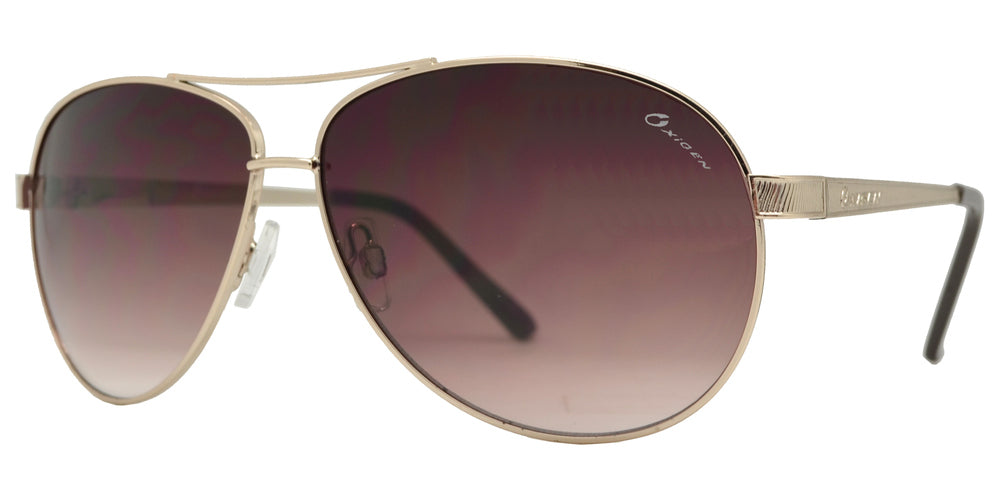 Wholesale - OX 2853 - Classic Aviator with Brow Bar Metal Sunglasses - Dynasol Eyewear