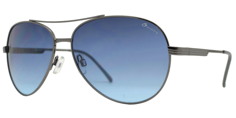 Wholesale - OX 2855 - Classic Aviator with Brow Bar Metal Sunglasses - Dynasol Eyewear