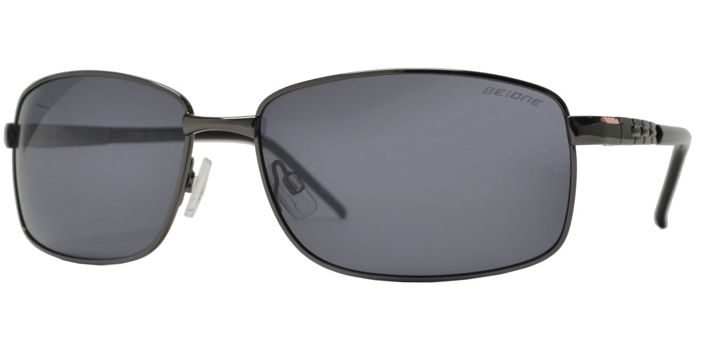 PL 3927 - 1.1 MM Polarized Men Rectangular Metal Sunglasses