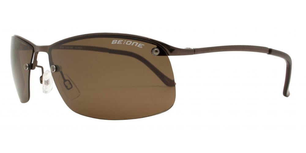 Wholesale - PL 3929 - Polarized Men Rimless Sport Metal Sunglasses - Dynasol Eyewear