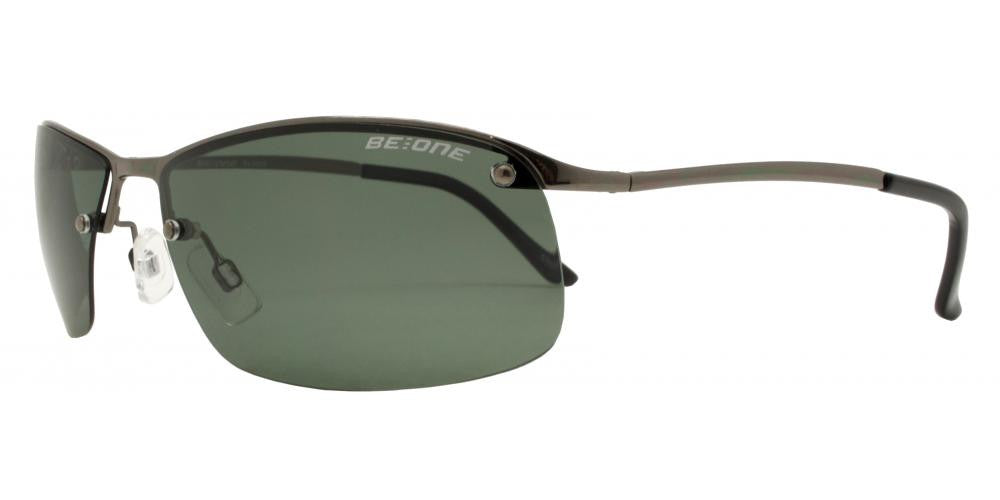 Wholesale - PL 3929 - Polarized Men Rimless Sport Metal Sunglasses - Dynasol Eyewear