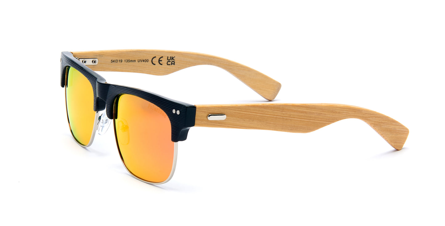 PL 7009 - Polarized Sunglasses with Bamboo Temple