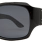 PL 7404 - Square Frame with Pattern Temple Plastic Polarized Sunglasses