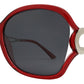 Wholesale - PL 7567 - Women's Butterfly Polarized Sunglasses with Loop Temple - Dynasol Eyewear