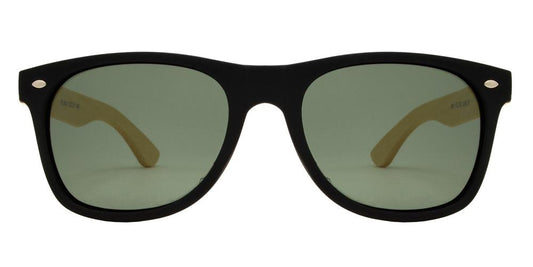 Wholesale - PL 7840 - Classic Horn Rimmed Bamboo Polarized Sunglasses with Metal Studs - Dynasol Eyewear
