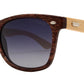 Wholesale - PL 7840 - Classic Horn Rimmed Bamboo Polarized Sunglasses with Metal Studs - Dynasol Eyewear