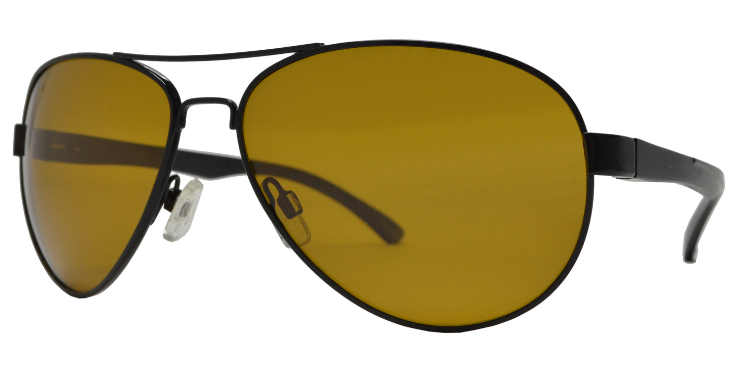 PL 957 - Aluminum Sports Aviator Polarized Sunglasses