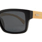 Wholesale - PL 2013 - Polarized Bamboo Rectangular Sport Sunglasses - Dynasol Eyewear