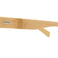 Wholesale - PL 2019 RVC - Polarized Bamboo Horn Rimmed Rectangular with Color Mirror Lens Sunglasses - Dynasol Eyewear