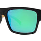 Wholesale - PL 2019 RVC - Polarized Bamboo Horn Rimmed Rectangular with Color Mirror Lens Sunglasses - Dynasol Eyewear