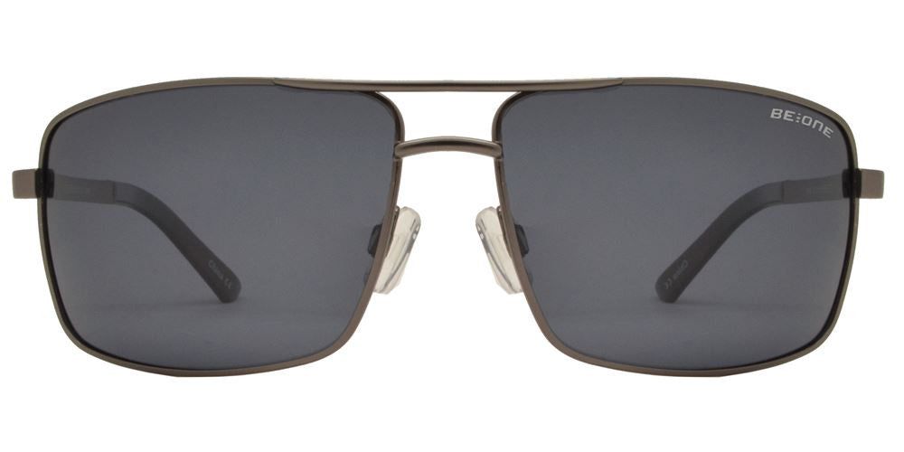 Wholesale - PL 2848 - Polarized Men Classic Square Metal Sunglasses - Dynasol Eyewear