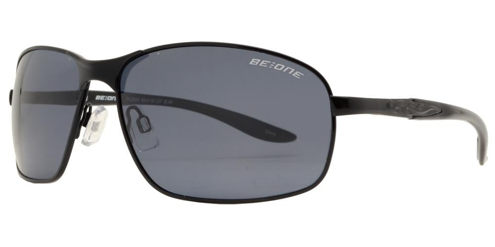 Wholesale - PL 3624 - Polarized Men Square Sport Metal Sunglasses - Dynasol Eyewear