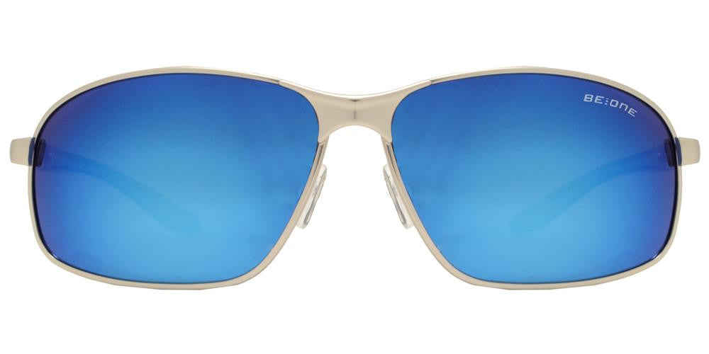 Wholesale - PL 3624 RVC - Polarized Men Square Sport Color Mirror Metal Sunglasses - Dynasol Eyewear