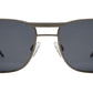 Wholesale - PL 3904 - Polarized Men Rectangular Metal Sunglasses - Dynasol Eyewear