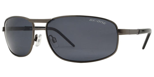 Wholesale - PL 3904 - Polarized Men Rectangular Metal Sunglasses - Dynasol Eyewear