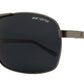 Wholesale - PL 3919 - Polarized Rectangular Aviator Metal Sunglasses - Dynasol Eyewear