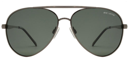 Wholesale - PL 3923 - Polarized Classic Brow Bar Aviator Metal Sunglasses - Dynasol Eyewear