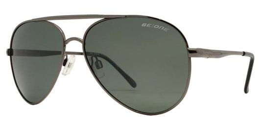 Wholesale - PL 3923 - Polarized Classic Brow Bar Aviator Metal Sunglasses - Dynasol Eyewear