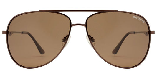Wholesale - PL 3925 - Polarized Classic Aviator with Brow Bar Metal Sunglasses - Dynasol Eyewear