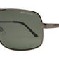 Wholesale - PL 3928 - Polarized Square Aviator with Brow Bar Metal Sunglasses - Dynasol Eyewear