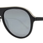 Wholesale - PL 3942 - Polarized Retro Aviator Flat Top Plastic Sunglasses - Dynasol Eyewear
