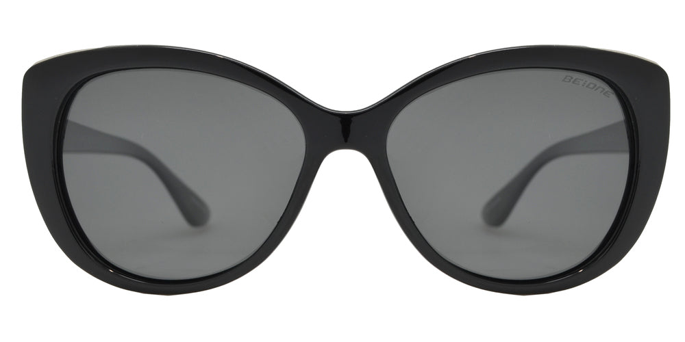 Wholesale - PL 3943 - Classic Polarized Plastic Cat Eye Glitter Sunglasses - Dynasol Eyewear