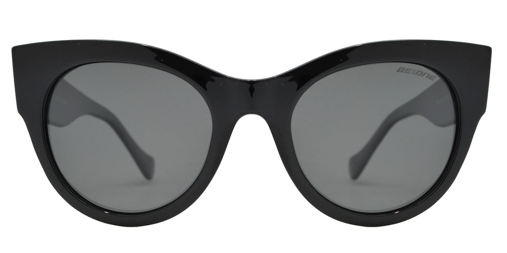Wholesale - PL 3945 - Round Horn Rimmed Cat Eye Chunky Plastic Polarized Sunglasses - Dynasol Eyewear