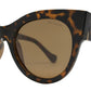 Wholesale - PL 3945 - Round Horn Rimmed Cat Eye Chunky Plastic Polarized Sunglasses - Dynasol Eyewear