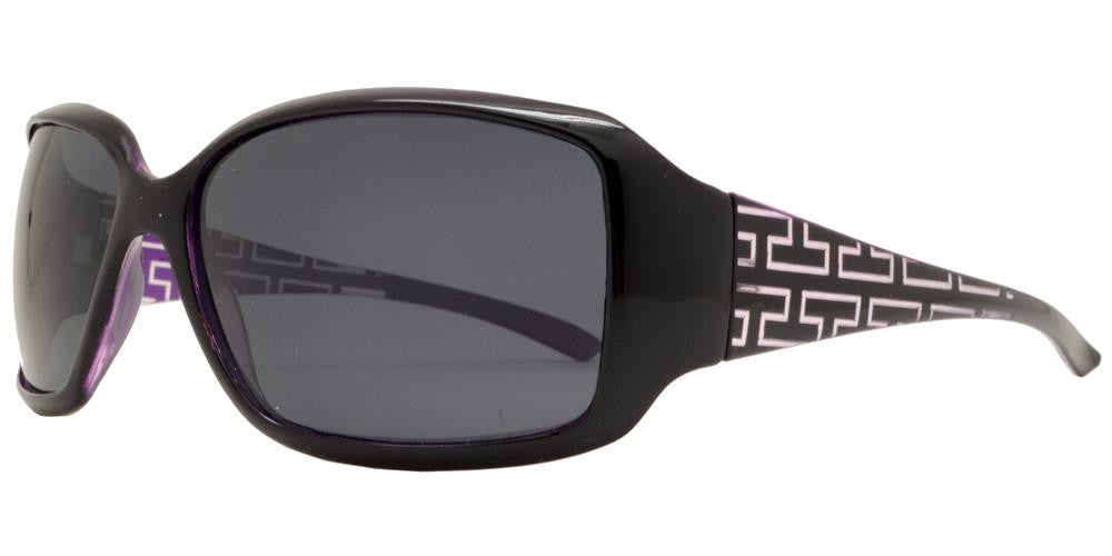 Wholesale - PL 6334 - Small Plastic Rectangular Polarized Sunglasses - Dynasol Eyewear