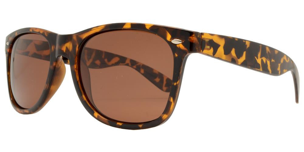 Wholesale - PL 7110 - Classic Horn Rimmed Plastic Polarized Sunglasses - Dynasol Eyewear
