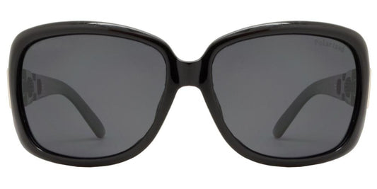 Wholesale - PL 7521 - Women's Square Polarized Sunglasses with Chain Detail Temple - Dynasol Eyewear