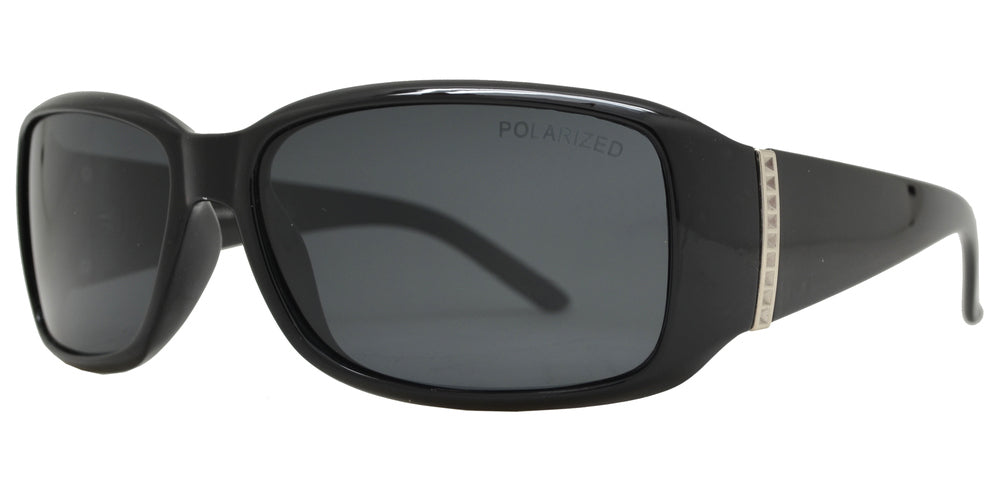 Wholesale - PL 7572 - Women's Plastic Small Rectangular Polarized Sunglasses - Dynasol Eyewear