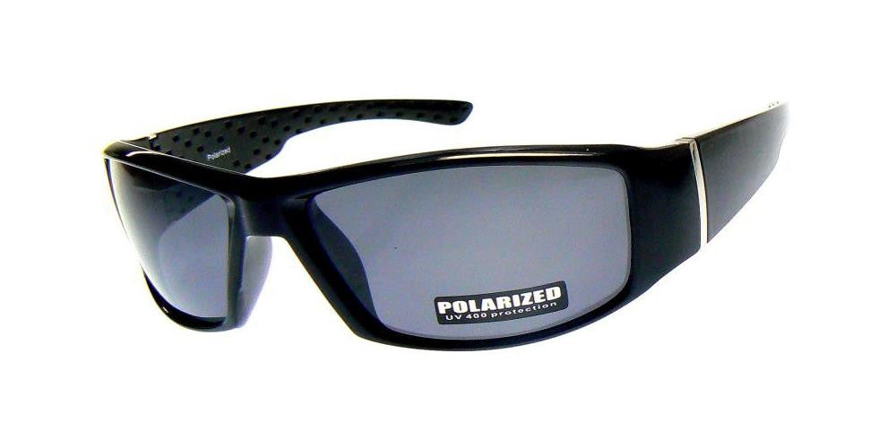 Wholesale - PL 7687 - Classic Plastic Wrap Around Polarized Sunglasses - Dynasol Eyewear