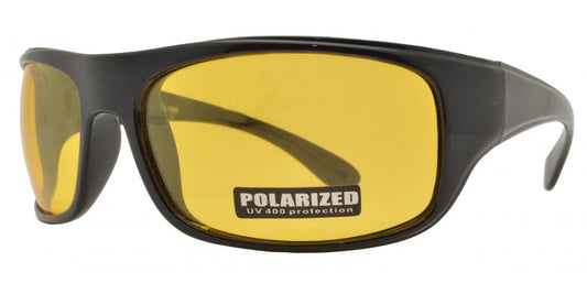 Wholesale - PL 7688 NV - Plastic Sports Wrap Around Polarized Night Vision Sunglasses - Dynasol Eyewear
