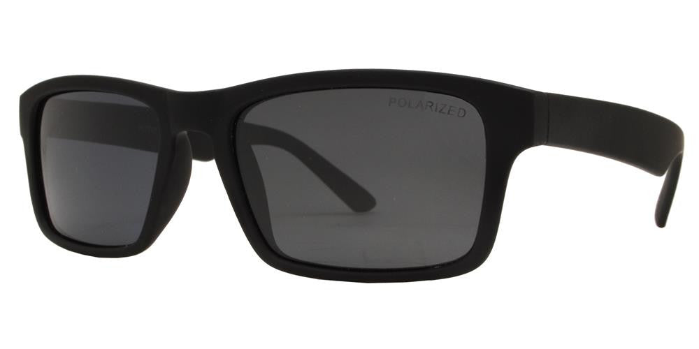Wholesale - PL 7757 - Classic Rectangular Sports Polarized Sunglasses - Dynasol Eyewear