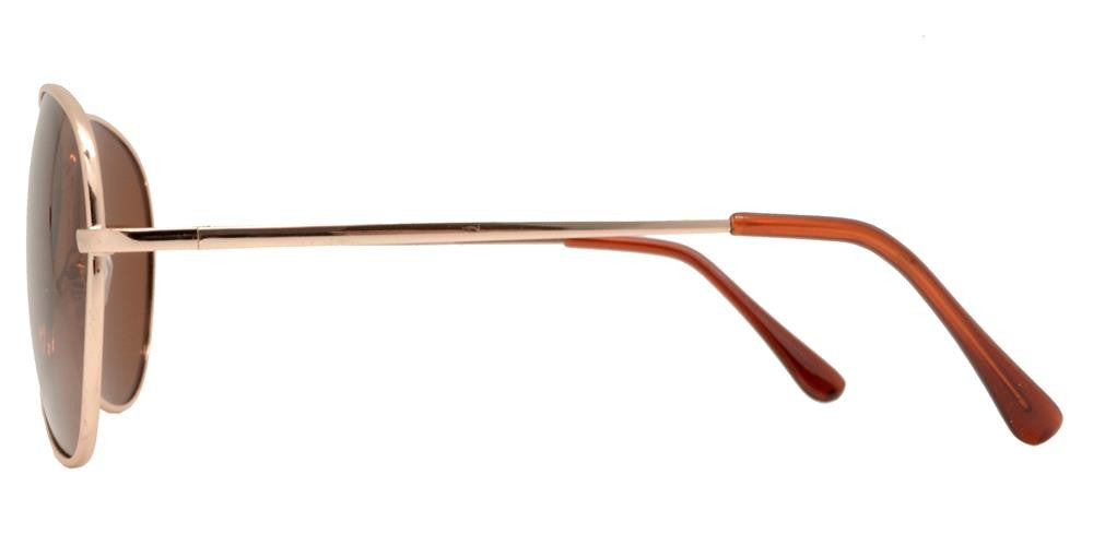 Wholesale - PL 9090 - Classic Metal Aviator Polarized Sunglasses - Dynasol Eyewear