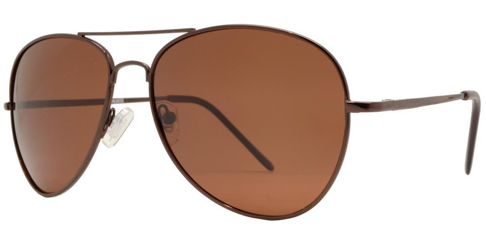 Wholesale - PL 9090 - Classic Metal Aviator Polarized Sunglasses - Dynasol Eyewear