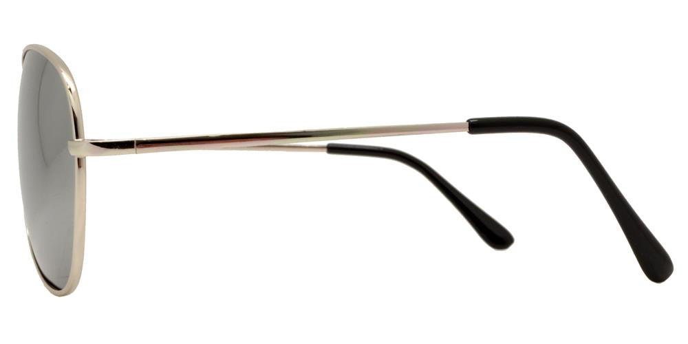 Wholesale - PL 9090 Chrome - Chrome Metal Metal Shaped Polarized Sunglasses with Mirror Lens - Dynasol Eyewear