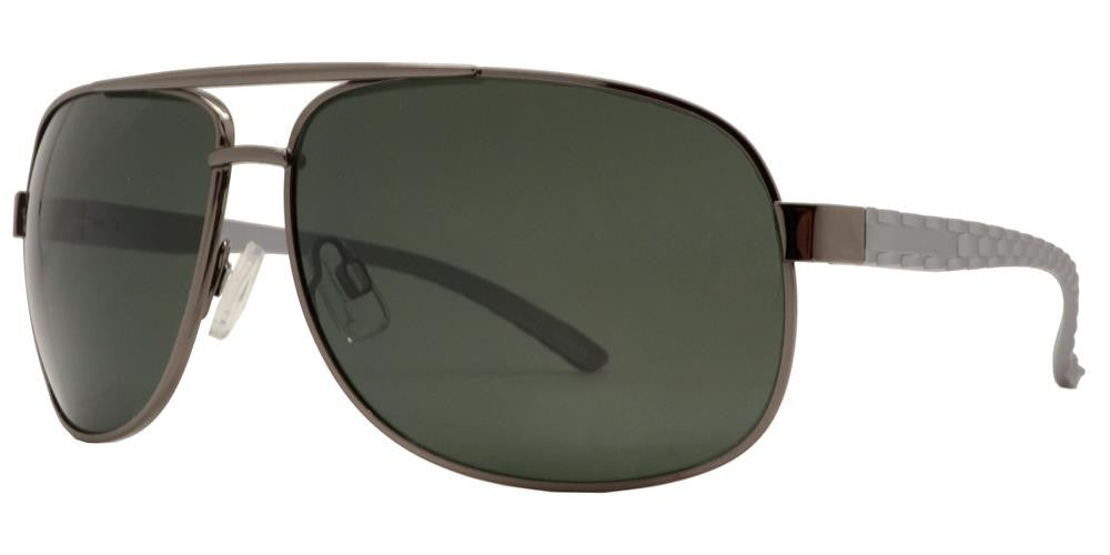 Wholesale - PL 955 - Aluminum Sports Aviator Polarized Sunglasses - Dynasol Eyewear