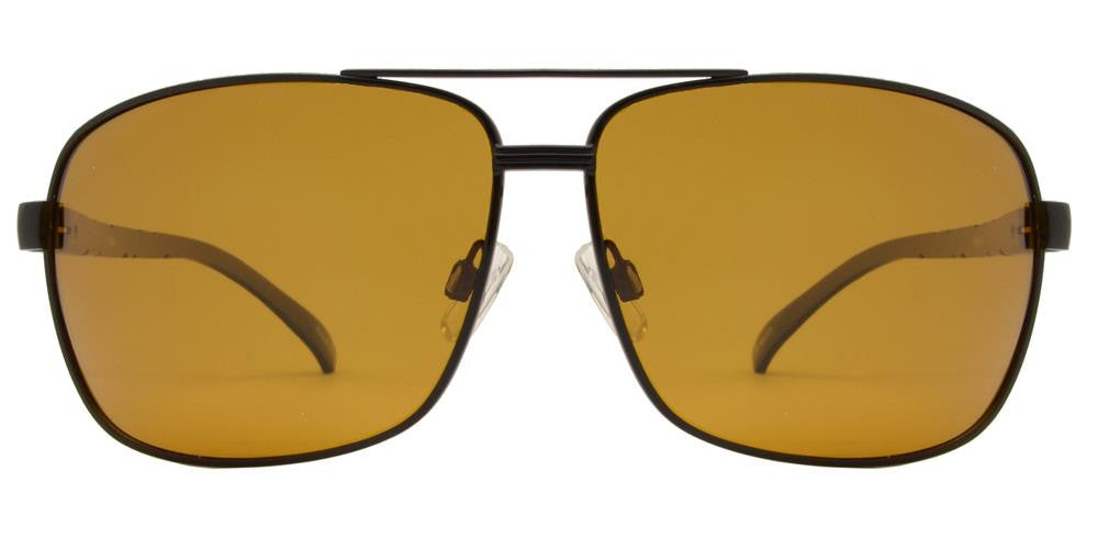 Wholesale - PL 960 - Aluminum Square Aviator Sports Polarized Sunglasses - Dynasol Eyewear