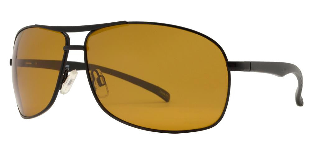 Wholesale - PL 962 - Aluminum Rectangular Aviator Polarized Sunglasses - Dynasol Eyewear