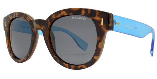 Wholesale - PL Angie - Polarized Round Horn Rimmed Thick Plastic Sunglasses - Dynasol Eyewear